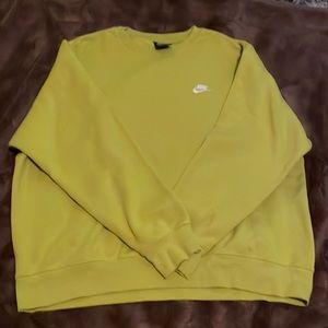 Nike Lime Green Sweatshirt XL
